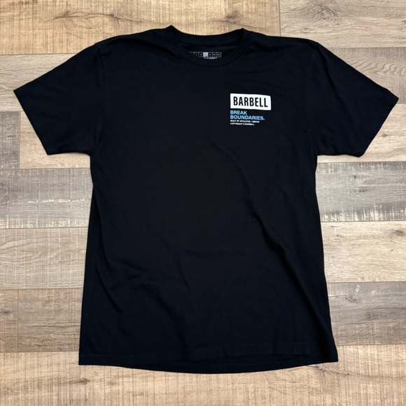 Barbell Apparel “Break Boundaries” T-Shirt with Tiger & Globe Design - Picture 2 of 5